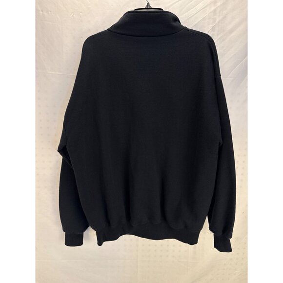 Vintage Jerzees XL Black Crewneck Sweatshirt Minimalist Whimsygoth Streetwear - Picture 6 of 7